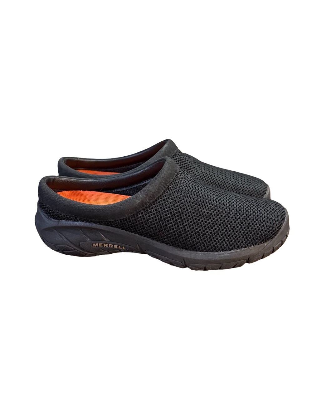 Merrell Encore Breeze Mesh Slip-On Mules Clogs Black Womenโs Size 9